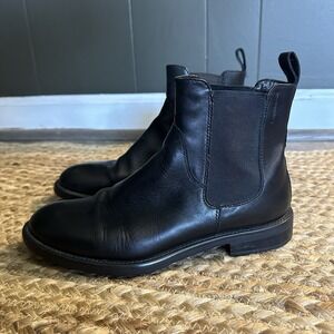 Vagabond Amina Black Leather Chelsea Boots‎ 37 Us 6 Minimalist